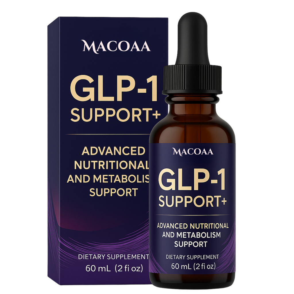 GLP-1 Support+ Oral Liquid Drops, with Berberine HCl, Hops Flower and โ MACOAA