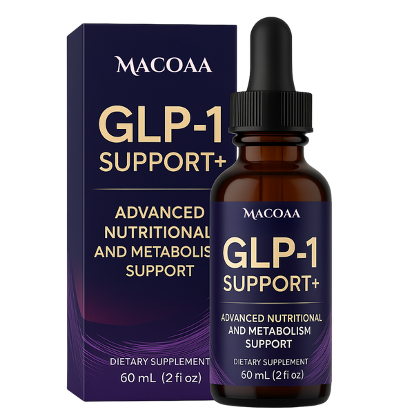 GLP-1 Support+ Oral Liquid Drops, with Berberine HCl, Hops Flower and Green Tea Extract, Advanced GLP 1 Oral Solution | Nutritional Supplement, 2000mg per Serving, 60ml