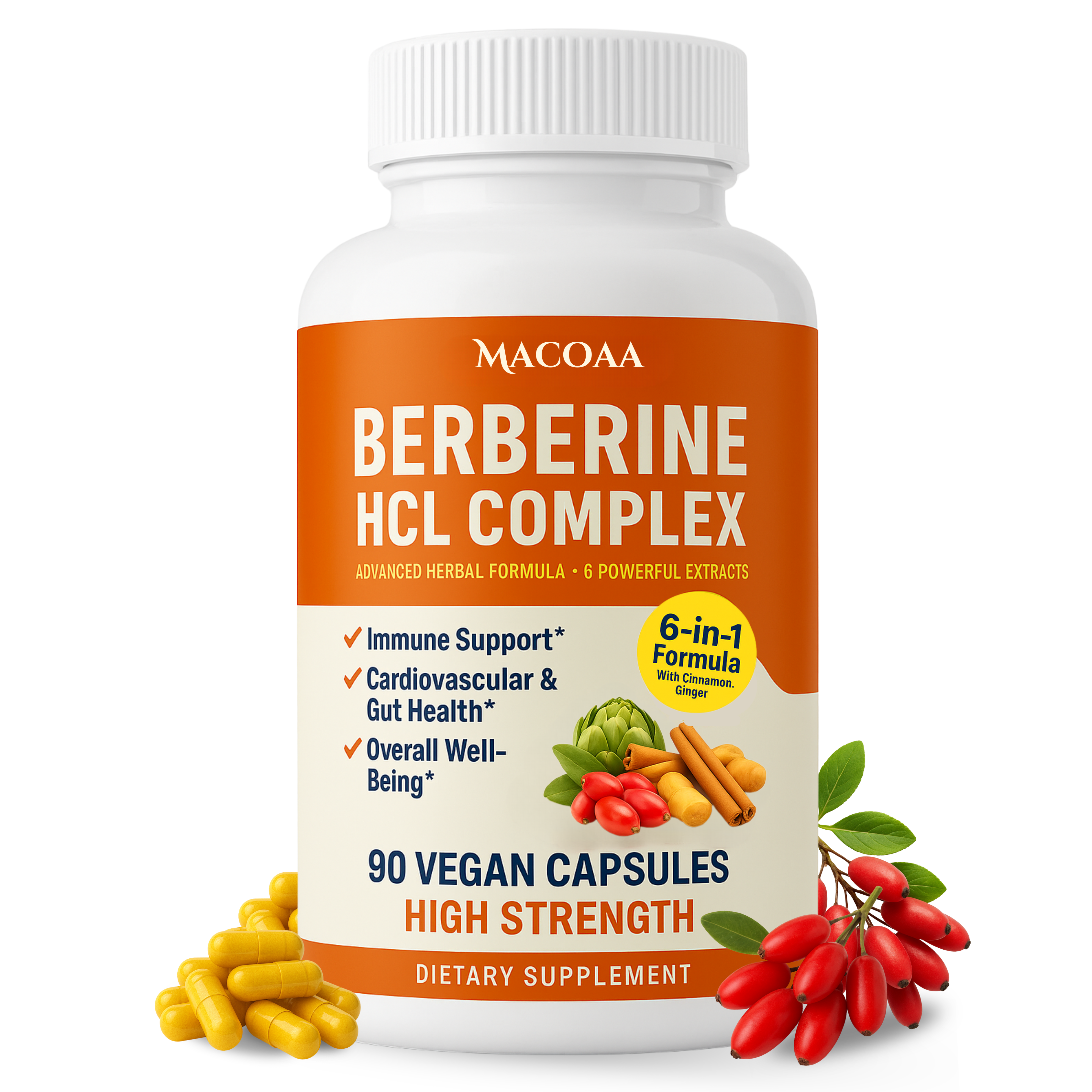 Berberine 500mg High Strength Supplement