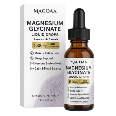 Magnesium Glycinate 1500mg Liquid Drops 60ml
