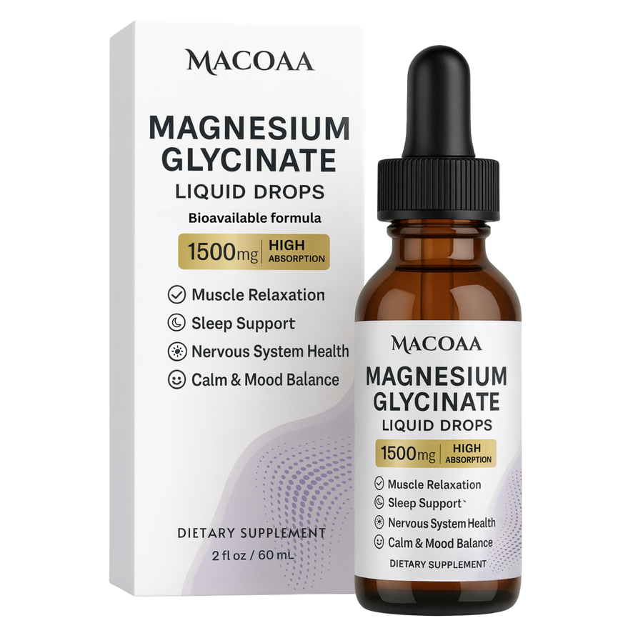 Magnesium Glycinate 1500mg Liquid Drops 60ml